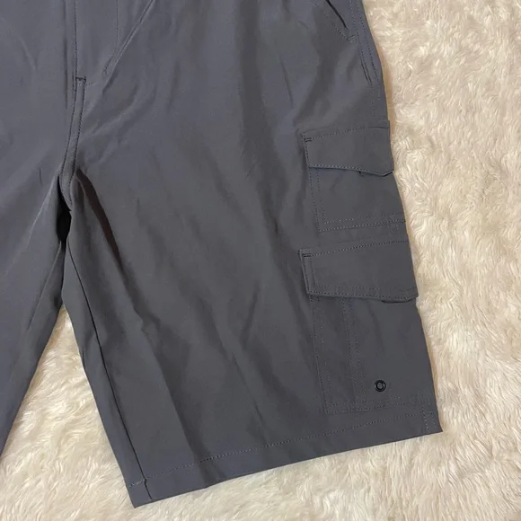 Gray Cargo Shorts by Iron Co. - Picture 4 of 7